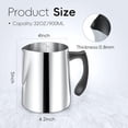 thumbnail image 2 of Candle Making Pouring Pot, 32oz Stainless Steel Wax Melting Pot with Heat-Resistant Handle, Double Boiler Candle Making Pitcher with Dripless Pouring Spout Design Silver, 2 of 5