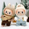 thumbnail image 4 of Para Corea Kpop Exo 15-17cm Labubu V1 V2 ídolo oso monos ropa regalo Mini ropa de muñeca de peluche accesorios de atuendo, 4 of 5