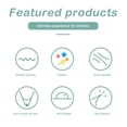 thumbnail image 2 of Himition 1.75mm High Temperature 3D Printer Line PCL 3D Printing Wire Printer Filament 3D Pen Filament Refills (10m 10 Color Random Color ABS), 2 of 6