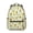 Sunflower and Leaf, variant on Sunflower and Text Black Pattern Backpack for School, Cute School Bag with Adjustable Shoulder Straps and Padded Back, 15.3"x11"x7.1"