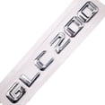 thumbnail image 2 of ZWEIP Car Rear Tail Emblem Number Letters Car Sticker For Mercedes Benz GLC200 GLC 200 Chrome Silver/ Matte Black, 2 of 2