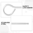 thumbnail image 3 of HAMPPLIES 100Pcs Fire Extinguisher Lock Pins Stainless Steel Pull Pins for Fire Equipment Safety and Durability, 3 of 8