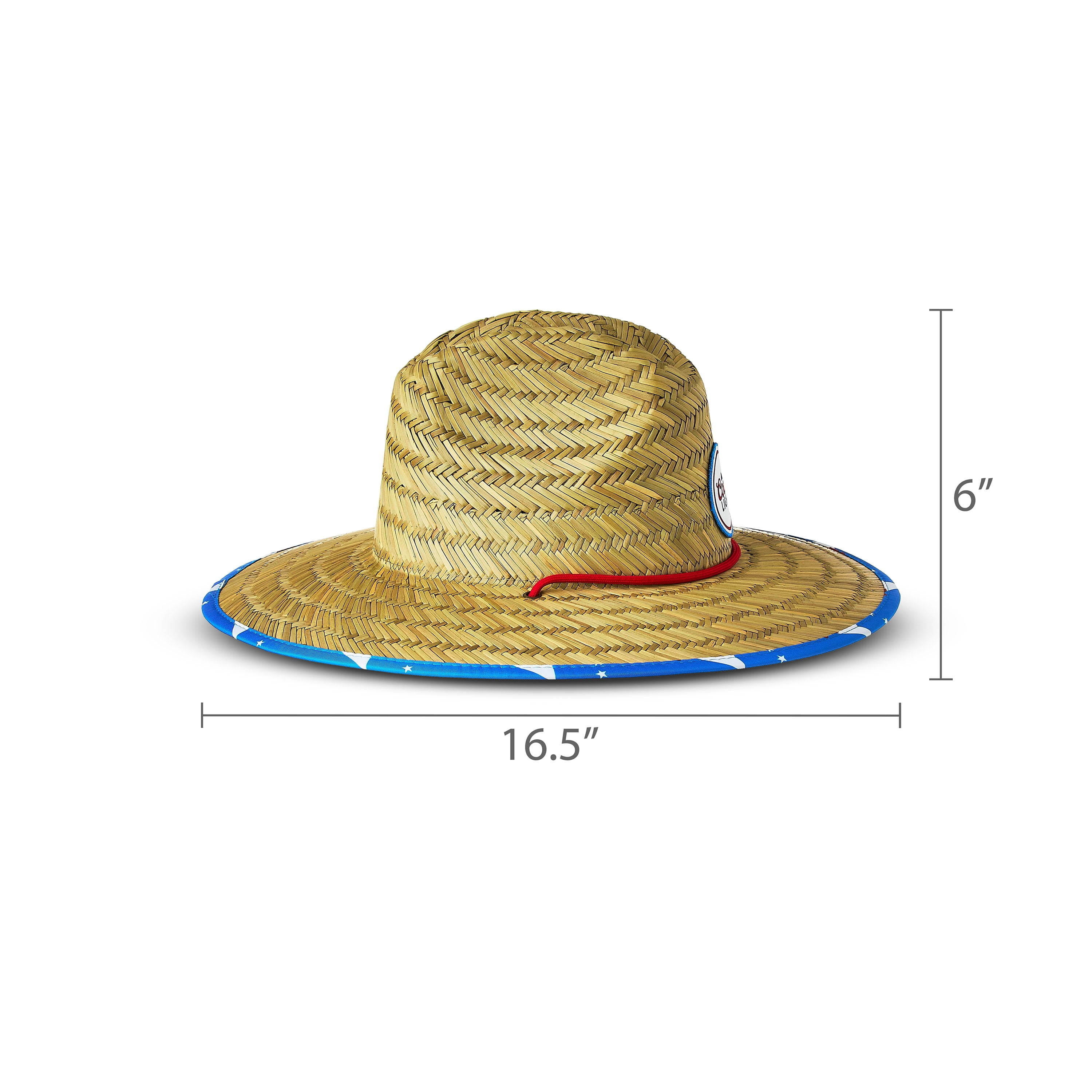 4th of July Coors Light Straw Hat