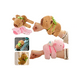 thumbnail image 4 of 2pz Capibaras Peluche Belug, Rosa Cafe, 4 of 5