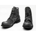 thumbnail image 5 of Botas de invierno de tubo corto informales para niños y niñas, estilo retro, con tacón de cuña bajo, grandes, cuadradas y con cinturón fino, 5 of 5