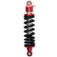 thumbnail image 1 of Amortiguador trasero universal de 11,4 pulgadas con amortiguación ajustable para motocicletas, vehículos todo terreno, karts, color negro y rojo., 1 of 14