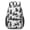 Black Cat and, variant on Bigfoot and Tree Black Pattern 17" School Backpacks for Teens,Waterproof Oxford Fabric,S-Shape Padded Straps for School,Travel,Hiking,Camping