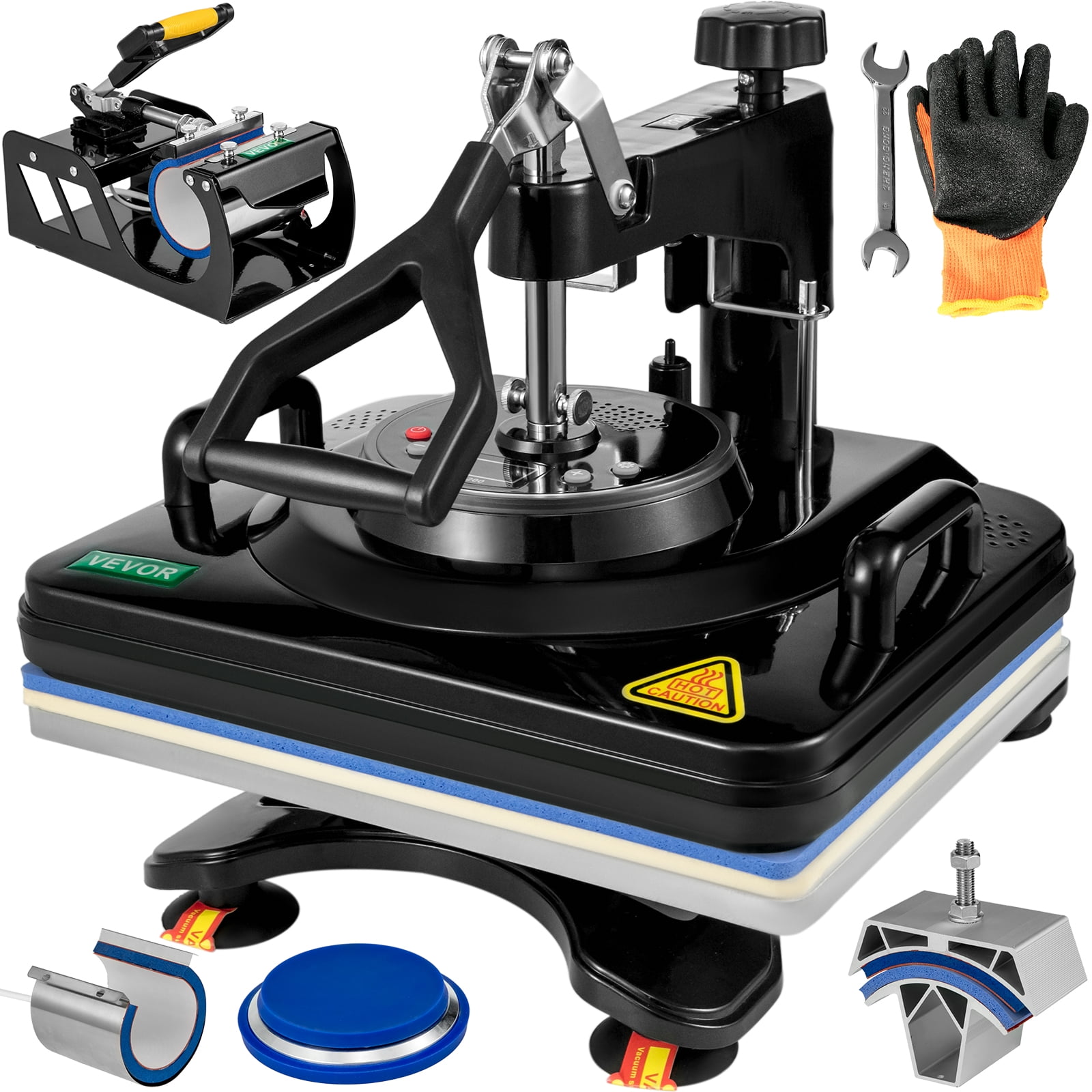 VEVOR Heat Press 12x15 Inch Heat Press Machine 5 in 1 Upgraded