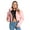 Pink S, variant on Women's Cotton-Padded Coat Lightweight Solid Color Warm Jacket with Drawstring Hem Stand Collar Zipper Short Padded Coat for Autumn Winter