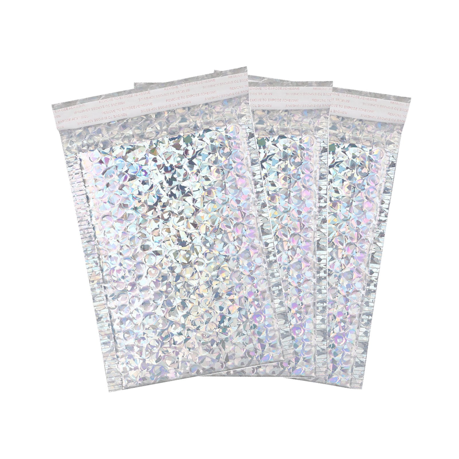 Bubble Mailers, 6 x 5 Inch, White Poly Mailers, Padded Envelopes, Shipping Envelopes, Water Resistant, Self Seal, 50 Per Box
