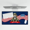 thumbnail image 4 of Happy Father's Day Honoring Veterans Beagle in Army Uniform Desk Mat Full Keyboard Mouse Pad Beagles Dog Lover Gifts Idea Large Mousepad - 13007, 4 of 5