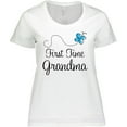 thumbnail image 3 of Inktastic First Time Grandma Butterfly Women's Plus Size T-Shirt, 3 of 5