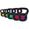 thumbnail image 1 of Open Box Sporzon! Grip Kettle Bell Training Weight Set, 5, 10, 15, 20, 25lb, 1 of 8