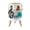 Color 4, variant on Small Trash Can with Lid Brown Bear Forest Animal Bear Trees Mist Wildlife Realistic 1.8 Gallon Dog Proof Trash Can Round Garbage Can Waste Bin Wastebasket for Bathroom Bedroom Living Room