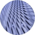 thumbnail image 1 of Ahgly Company Tapis d'Intérieur Lavable en Machine Carré Transitionnel Jeans Bleu, 3 Pieds Carré, 1 of 7