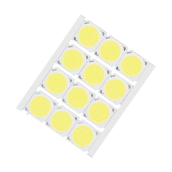 Chip de luz COB, fuente de luz COB de 12 piezas Chip LED Fuente de luz COB probada profesionalmente