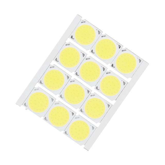 Puce LED, Protection Efficace de la Vue Émetteur de Lumière COB Stable et Sécuritaire pour Projecteurs Downlights pour Lampes DIY Lampes d'Extérieur, Lampes de Table Lumière Blanche