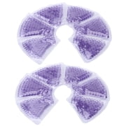 FAGINEY 2Pcs Reusable 3 in 1 Breast Therapy Pad Hot & Cold Use for Nursing Mothers , Hot Therapy Pad, Nursing Therapy Pad