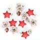 thumbnail image 1 of Juego de 50 remaches de estrella, tornillos de aleación de Zinc, bolsas, ropa, zapatos, cinturones, botón plano DIY, 12mm, rojo, 1 of 8