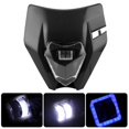 thumbnail image 2 of Universal Motorcycle Headlight High/Low Beam LED Headlamp 60W 6000K Daytime Running LampBlack, 2 of 5