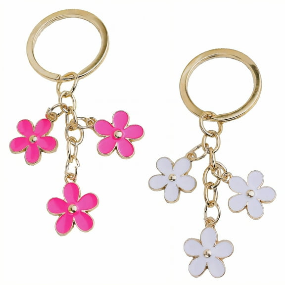 DESIGNICE 2Pcs Purse Charms,Vibrant Color Finish Bag Charms for Handbags,Intricate Detailing Keychain Charms,Style1