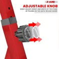thumbnail image 2 of 5Core Keyboard Stand Z Style Heavy Duty Sturdy Piano Riser Height Adjustable Holder RED, 2 of 8