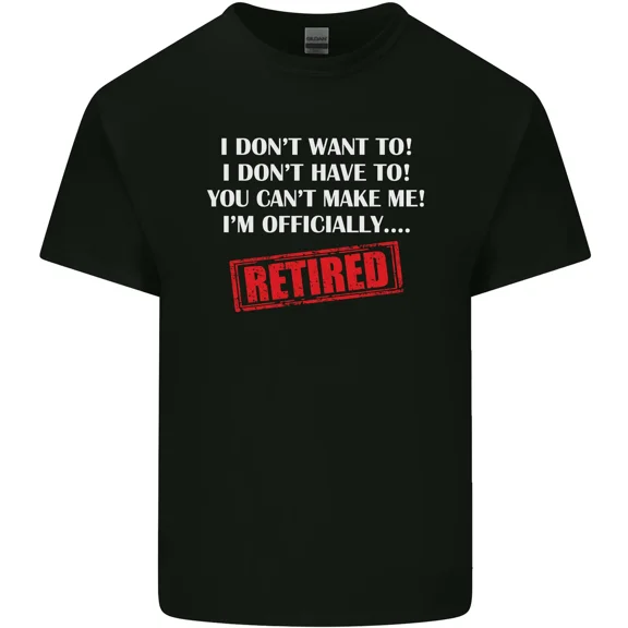 I Am Officially Retired Funny Retirement Graphic Unisex T-Shirt up to 5XL
