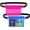 Blue + Pink, variant on Waterproof Pouch with Waist Strap (2 Pack) | Beach Accessories Best Way to Keep Your Phone and Valuables Safe and Dry | Perfect for Boating Swimming Snorkeling Kayaking Beach Pool Water Park