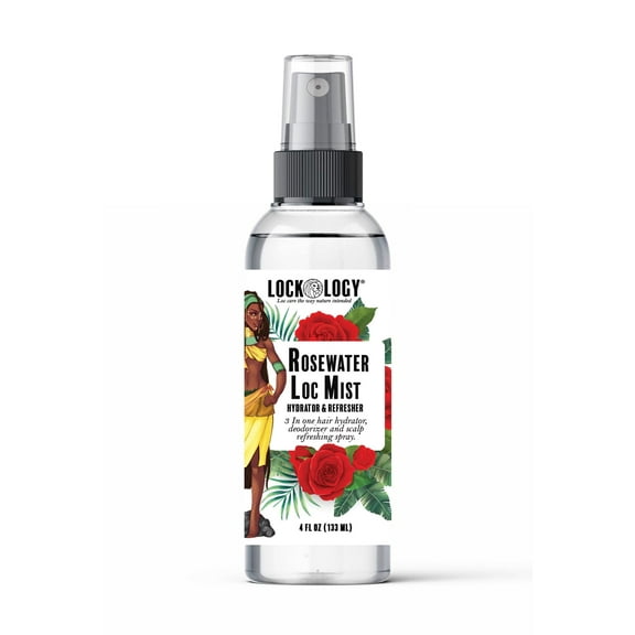 Lockology Rosewater Hair Spray for Locs and Natural Hair