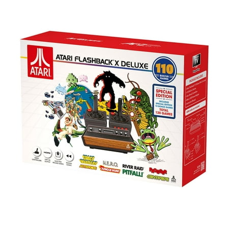 Atari Flashback X Deluxe Retro Console 120 Built-in Games - 2 Wired Controllers - HD HDMI Port - Plug n (Best Plug N Play Games)
