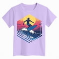 thumbnail image 4 of TOWED22 Boys Short Sleeve Graphic Tees 5-14 Years Crew Neck T-Shirts Prints Casual Summer Tops(Purple,3-4 Y), 4 of 4