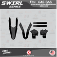 thumbnail image 4 of Kalair GFX Graphics Kit for Gasgas EC125,EC200,EC250,EC300, and EC450 (2012-2017) Swirl Series, 4 of 5