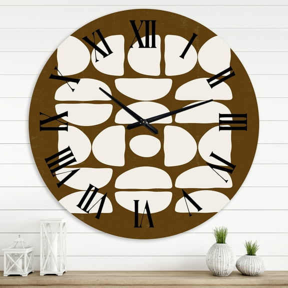 Designart 1 in Quartz Modern/Contemporary Wall Clock