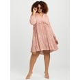 thumbnail image 7 of Jessica Simpson Women's Plus Calanthe Ruffle Mini Dress, Sizes 0X-4X, 7 of 7