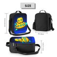 thumbnail image 2 of Saiise Geometry Dash Print Lunch Box for Men Women Adults Lunch Bag for Office Work Picnic - Reusable Portable Lunchbox, 2 of 8