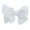 White, variant on 5.5 Inch Grosgrain Hair Bow Clip For Woman And Girls