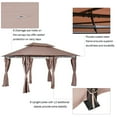 thumbnail image 3 of OnlineGymShop CB21101 10 x 13 ft. Outdoor with Removable Curtains, 3 of 5