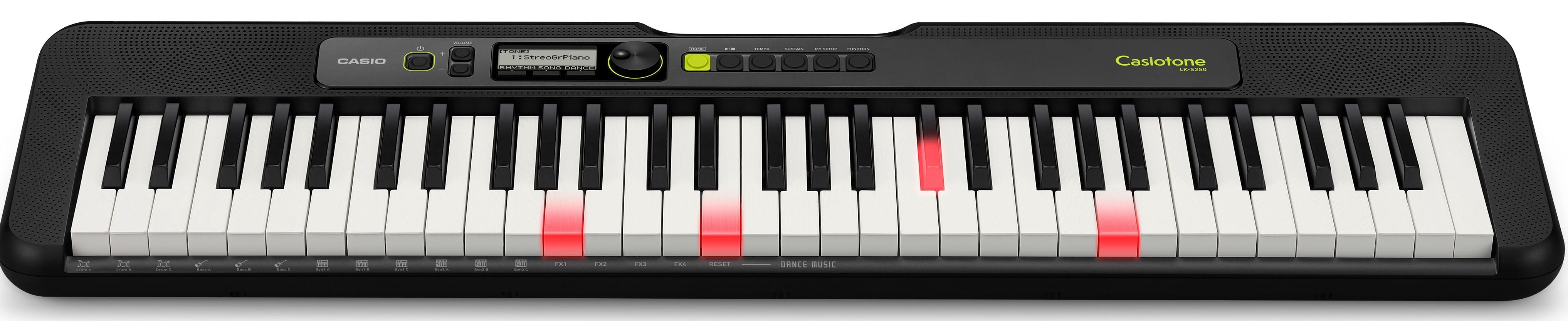 Casio LK-S250 PPK 61-Key Premium Lighted Keyboard Pack with Stand, Headphones & Power Supply