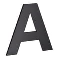 thumbnail image 1 of Unique Bargains 2.48 Inch 3D Self-Adhesive House Letter A for Hotel Mailbox Address, Matte Black, 1 of 5