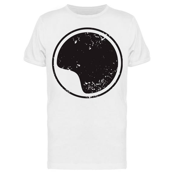 Almost Filled Circle Encircled T-Shirt Men -Image by Shutterstock, Male 3X-Large