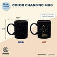 thumbnail image 2 of YANI -Color Changing Cups Heated Coffee Mug Astronomy Gemini Zodiac Gifts Decor 11Oz, 2 of 5