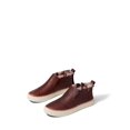 thumbnail image 3 of TOMS Women's Resistant Dark Brown Leather and Faux Leo Fur Paxton Slip-On Shoes, 3 of 4