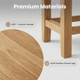 thumbnail image 3 of YINGYING Farmhouse Extendable Dining Table, 36" Solid Wooden Foldable Kitchen Table for Small Spaces, 3 of 12