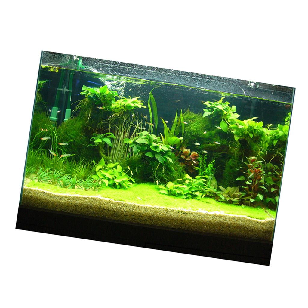 3D Aquarium Background Tank Backdrop Static Cling Wallpaper Sticker 61x41cm 