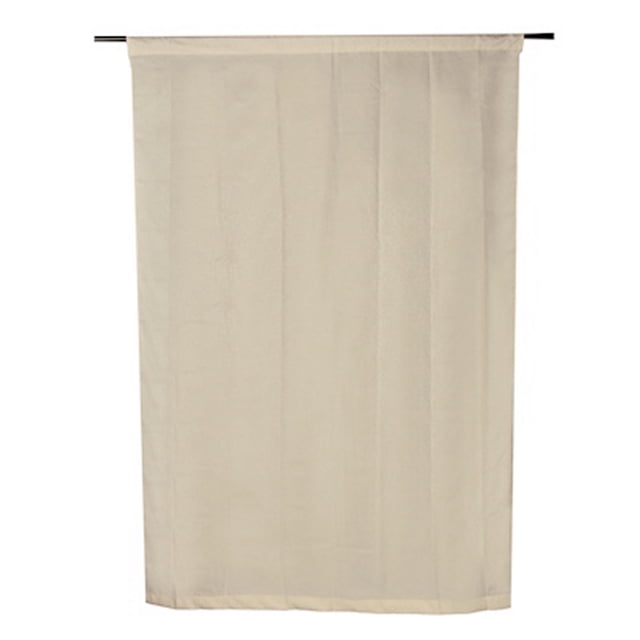 cortina de jacquard para ventana poliéster beige 210 x 140 cm