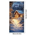 thumbnail image 4 of Cheapark Gift 35.4 x 70.8 In Christmas Gingerbread House Door Cover - Festive Curtain for Door, Wall & Christmas Party Decoration, 4 of 7
