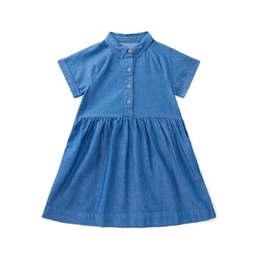 Wonder Nation Girls Collared Dress, Sizes 4-18 & Plus