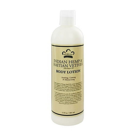 Nubian Heritage Indian Hemp And Haitian Vetiver Body Lotion, 13 Oz, 2 Pack