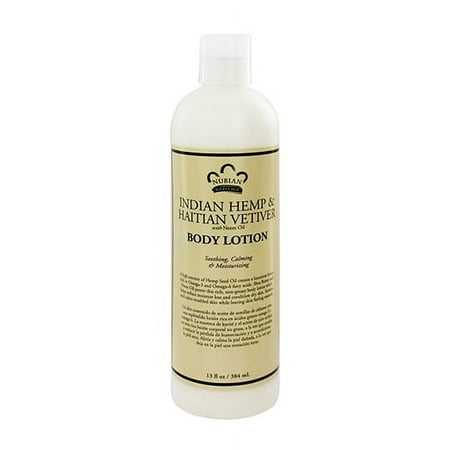 Nubian Heritage Indian Hemp And Haitian Vetiver Body Lotion, 13 Oz, 3 Pack