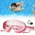 thumbnail image 2 of Yyuenw Kids Youth Swimming Goggles, HD Large Frame Anti-Fog Waterproof Pool Goggles with Earplugs and Nose Cover for Children & Teens Age 3-16, 2 of 9